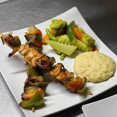 Shrimp & Beef Kebabs - Lily's Treasure Chest