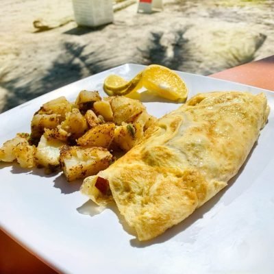 Breakfast Omelette and Potatoes - Lily's Treasure Chest